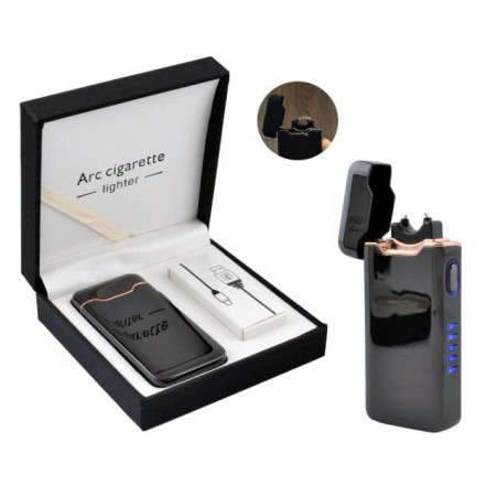 Электроимпульсная USB зажигалка HL-216 Black Электроимпульсная USB зажигалка HL-216 Black