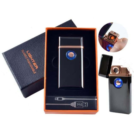 USB + газовая зажигалка в подарочной упаковке HL-227 Black USB + газовая зажигалка в подарочной упаковке HL-227 Black