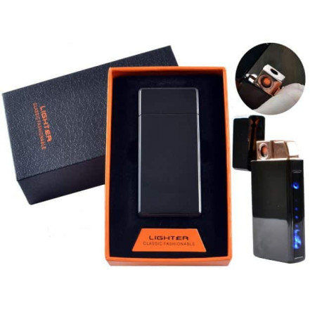 USB + газова запальничка у подарунковій упаковці HL-250 Black USB + газова запальничка у подарунковій упаковці HL-250 Black