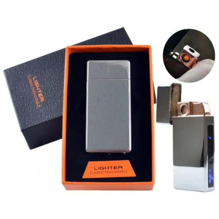 USB + газова запальничка у подарунковій упаковці HL-250 Silver USB + газова запальничка у подарунковій упаковці HL-250 Silver