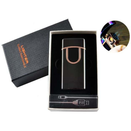 USB + газовая зажигалка в подарочной упаковке HL-252 Black USB + газовая зажигалка в подарочной упаковке HL-252 Black