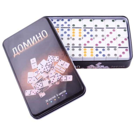 Доміно в металевій коробці 5010-FH