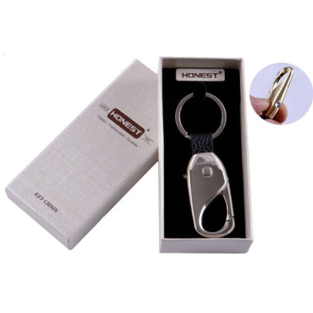 Брелок Honest з ліхтариком HL-256 Silver Брелок Honest з ліхтариком HL-256 Silver