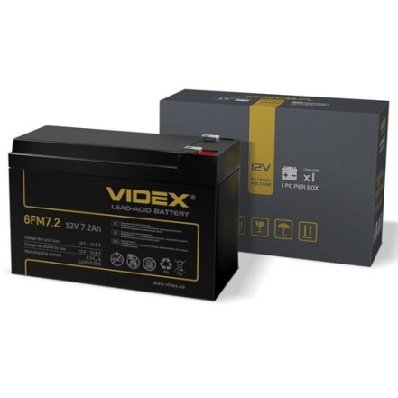 Акумулятор Videx 6FM7,2 12V 7.2Ah Акумулятор Videx 6FM7,2 12V 7.2Ah