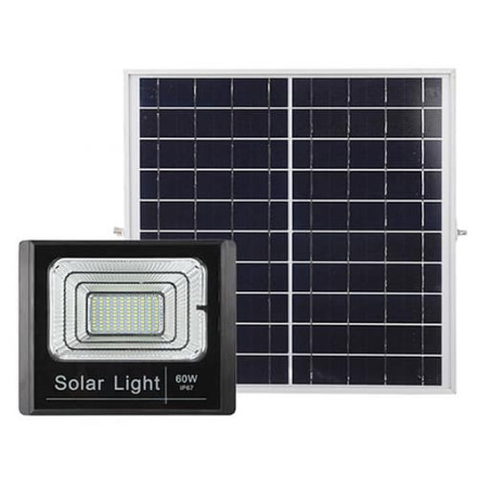 Прожектор 60W + сонячна панель 6V 12W Прожектор 60W + сонячна панель 6V 12W