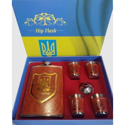 Набір подарунковий з флягою Ukraine 6в1 TZ-11 Набір подарунковий з флягою Ukraine 6в1 TZ-11