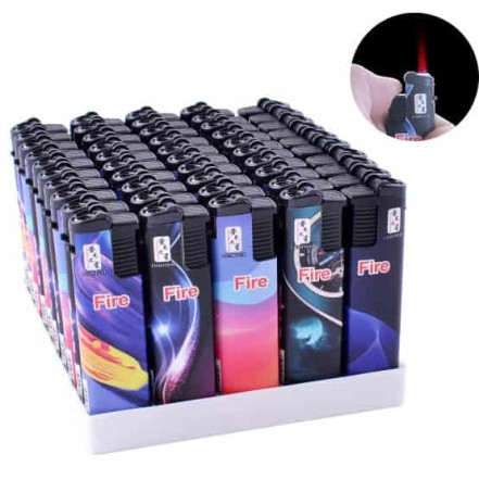 Запальничка пластикова FASHION Lighter 537-1 (турбо полум'я)