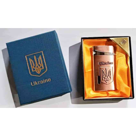 Запальничка в подарунковій упаковці Герб України HL-325-1-2