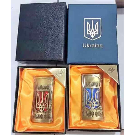 Запальничка в подарунковій упаковці Герб України HL-319-1