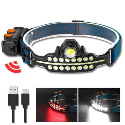 Ліхтар налобний BL-W690-LTS+SMD (white+red) ЗУ Type-C Ліхтар налобний BL-W690-LTS+SMD (white+red) ЗУ Type-C