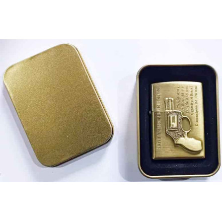 Запальничка бензинова в подарунковій коробці HL-338-1 "Smith & Wesson" Запальничка бензинова в подарунковій коробці HL-338-1 "Smith & Wesson"