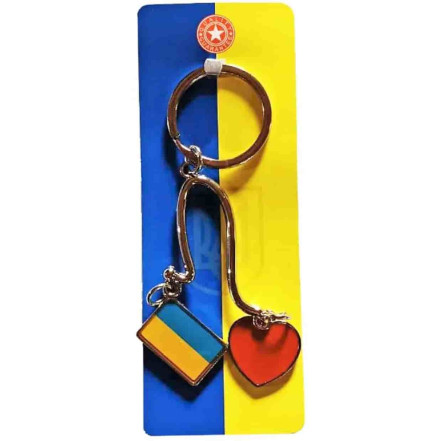 Брелок i love UKRAINE Прапор України UK 138 Брелок i love UKRAINE Прапор України UK 138
