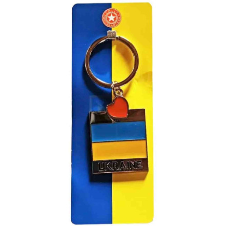 Брелок i love UKRAINE Прапор України UK 139 Брелок i love UKRAINE Прапор України UK 139