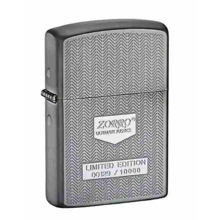 Запальничка бензинова ZORRO 'LIMITED EDITION 10000' HL-342 Silver Запальничка бензинова ZORRO 'LIMITED EDITION 10000' HL-342 Silver