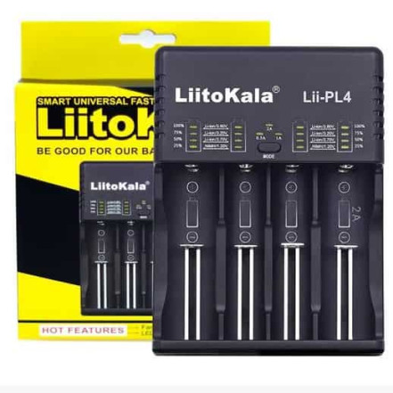 Зарядний пристрій LiitoKala Lii-PL4 на 4 слоти Зарядний пристрій LiitoKala Lii-PL4 на 4 слоти