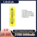 Акумулятор LiitoKala 21700 Lii-50E 5000mAh Акумулятор LiitoKala 21700 Lii-50E 5000mAh