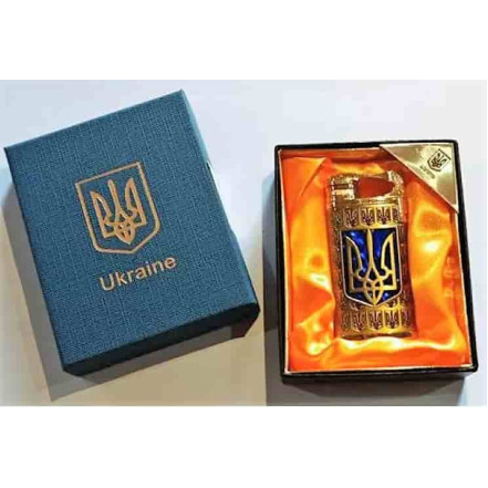 Запальничка подарункова Україна HL-4523-1-blue