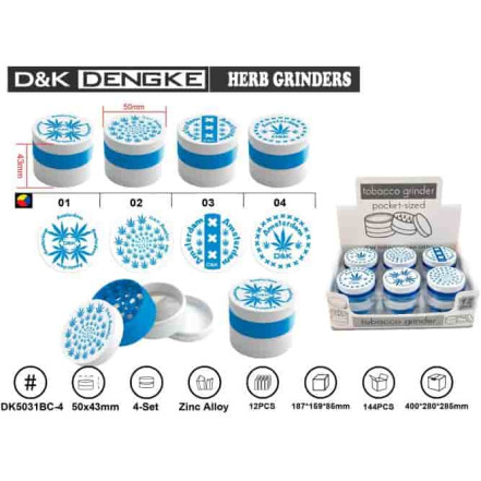 Гріндер D&K "Amsterdam" DK-5031-BC4 (4 секції метал) Гріндер D&K "Amsterdam" DK-5031-BC4 (4 секції метал)
