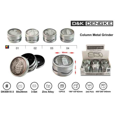 Гріндер D&K Гранати DK-5081-X3 Гріндер D&K Гранати DK-5081-X3