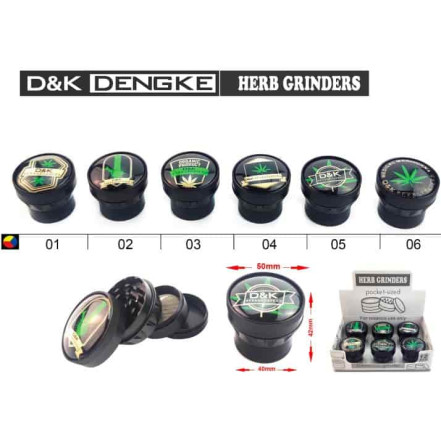 Гріндер D&K "CANNABIS" DK-5831-D4 (4 секції метал) Гріндер D&K "CANNABIS" DK-5831-D4 (4 секції метал)