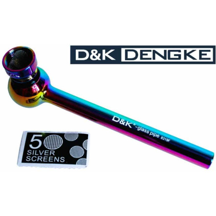 Скляна трубка D&K DK-8319-FC 11 см Скляна трубка D&K DK-8319-FC 11 см