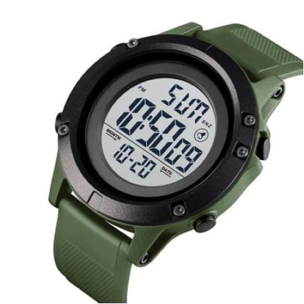 Годинник наручний 1508AGWT SKMEI, ARMY GREEN-WHITE Годинник наручний 1508AGWT SKMEI, ARMY GREEN-WHITE