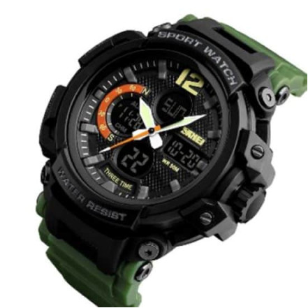 Годинник наручний 1343AG SKMEI ARMY GREEN