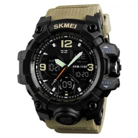 Годинник наручний 1155BKH SKMEI, KHAKI