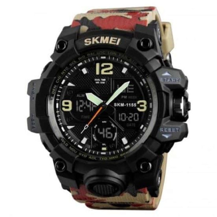 Годинник наручний 1155BAG SKMEI RED CAMO Годинник наручний 1155BAG SKMEI RED CAMO