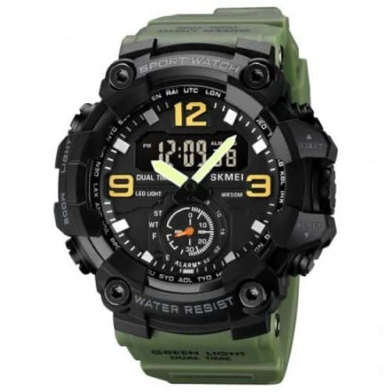 Годинник наручний 1965AG SKMEI ARMY GREEN Годинник наручний 1965AG SKMEI ARMY GREEN