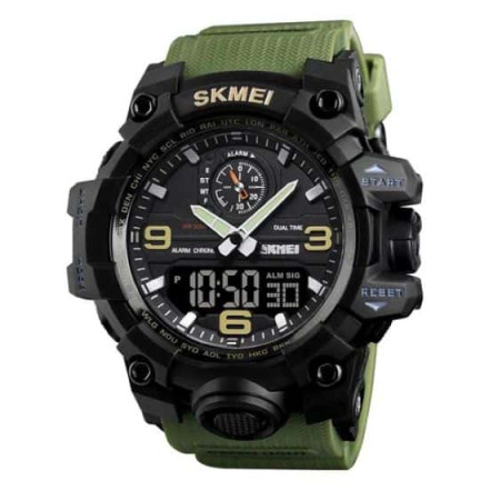 Годинник наручний 1586AG SKMEI, ARMY GREEN Годинник наручний 1586AG SKMEI, ARMY GREEN