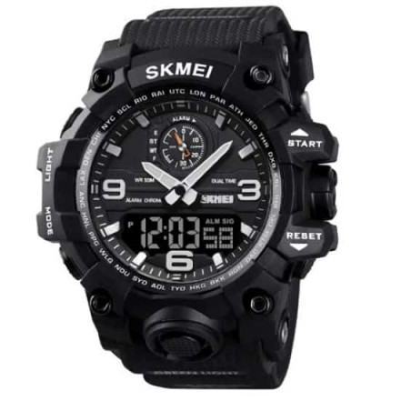 Годинник наручний 1586BK SKMEI, BLACK Годинник наручний 1586BK SKMEI, BLACK