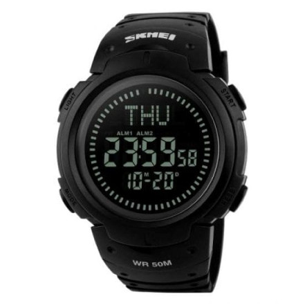 Годинник наручний 1231BK SKMEI, BLACK, Compass Годинник наручний 1231BK SKMEI, BLACK, Compass