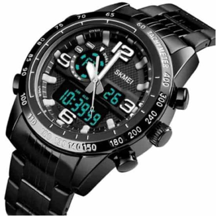 Годинник наручний 1453BK SKMEI, BLACK Годинник наручний 1453BK SKMEI, BLACK
