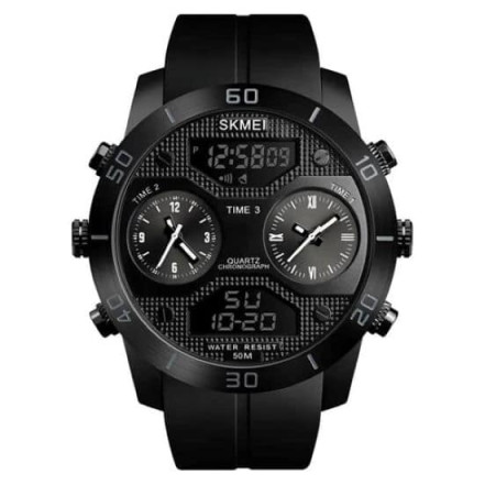 Годинник наручний 1355BK SKMEI, BLACK Годинник наручний 1355BK SKMEI, BLACK