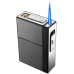 Коротка назва: Портсигар 20 сигарет USB + газ HL-423 Black Коротка назва: Портсигар 20 сигарет USB + газ HL-423 Black