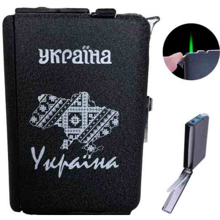 Портсигар с зажигалкой Украина HL-153-2 Портсигар с зажигалкой Украина HL-153-2