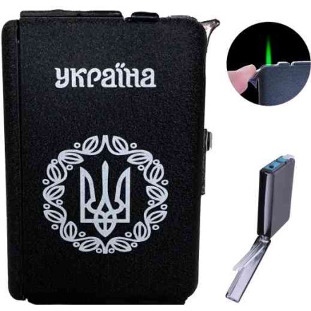 Портсигар с зажигалкой Украина HL-153-5 Портсигар с зажигалкой Украина HL-153-5