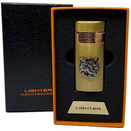 Запальничка подарункова Jiebao HL-509 "Тигр" Gold