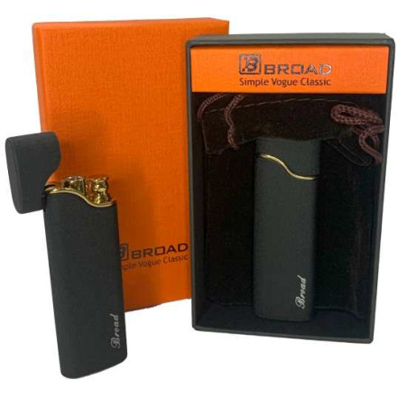 Подарункова запальничка Broad HL-401 Black mate Подарункова запальничка Broad HL-401 Black mate