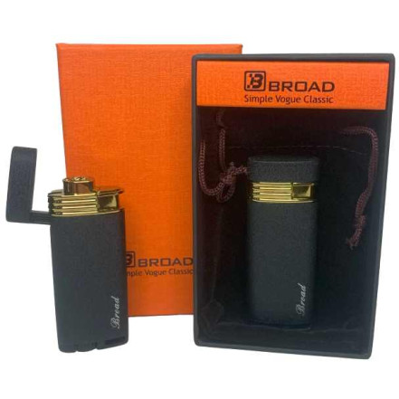 Подарочная зажигалка Broad HL-405 Black mate Подарочная зажигалка Broad HL-405 Black mate