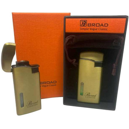 Запальничка в подарунковій упаковці Broad HL-499 Gold Запальничка в подарунковій упаковці Broad HL-499 Gold