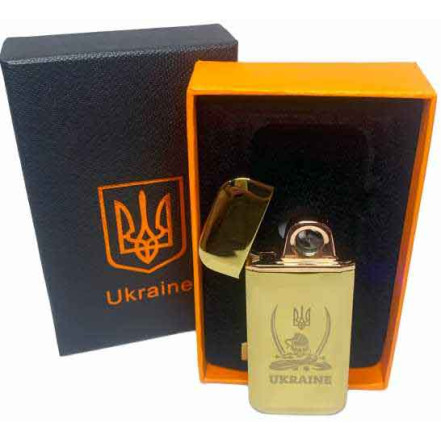 Електроімпульсна запальничка Ukraine HL-441 Gold