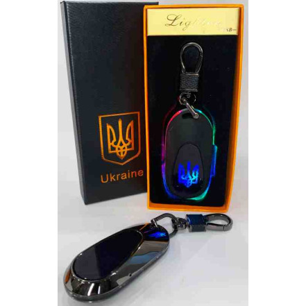 USB запальничка-брелок Україна HL-474 Black USB запальничка-брелок Україна HL-474 Black