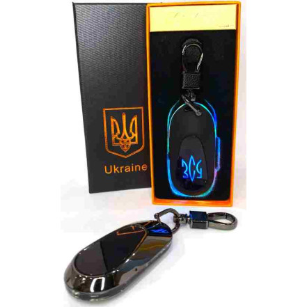 USB запальничка-брелок Україна ЗСУ HL-475 Black USB запальничка-брелок Україна ЗСУ HL-475 Black
