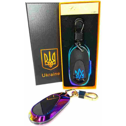 USB запальничка-брелок Україна ЗСУ HL-475 Rainbow USB запальничка-брелок Україна ЗСУ HL-475 Rainbow
