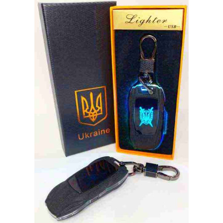 USB запальничка-брелок Україна HL-471 Black mate USB запальничка-брелок Україна HL-471 Black mate