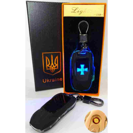 USB запальничка-брелок Україна HL-469 Black mate USB запальничка-брелок Україна HL-469 Black mate