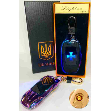 USB запальничка-брелок Україна HL-469 Rainbow USB запальничка-брелок Україна HL-469 Rainbow