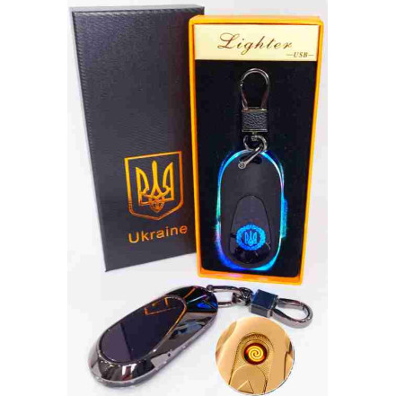 USB зажигалка-брелок Украина HL-468 Rainbow USB зажигалка-брелок Украина HL-468 Rainbow